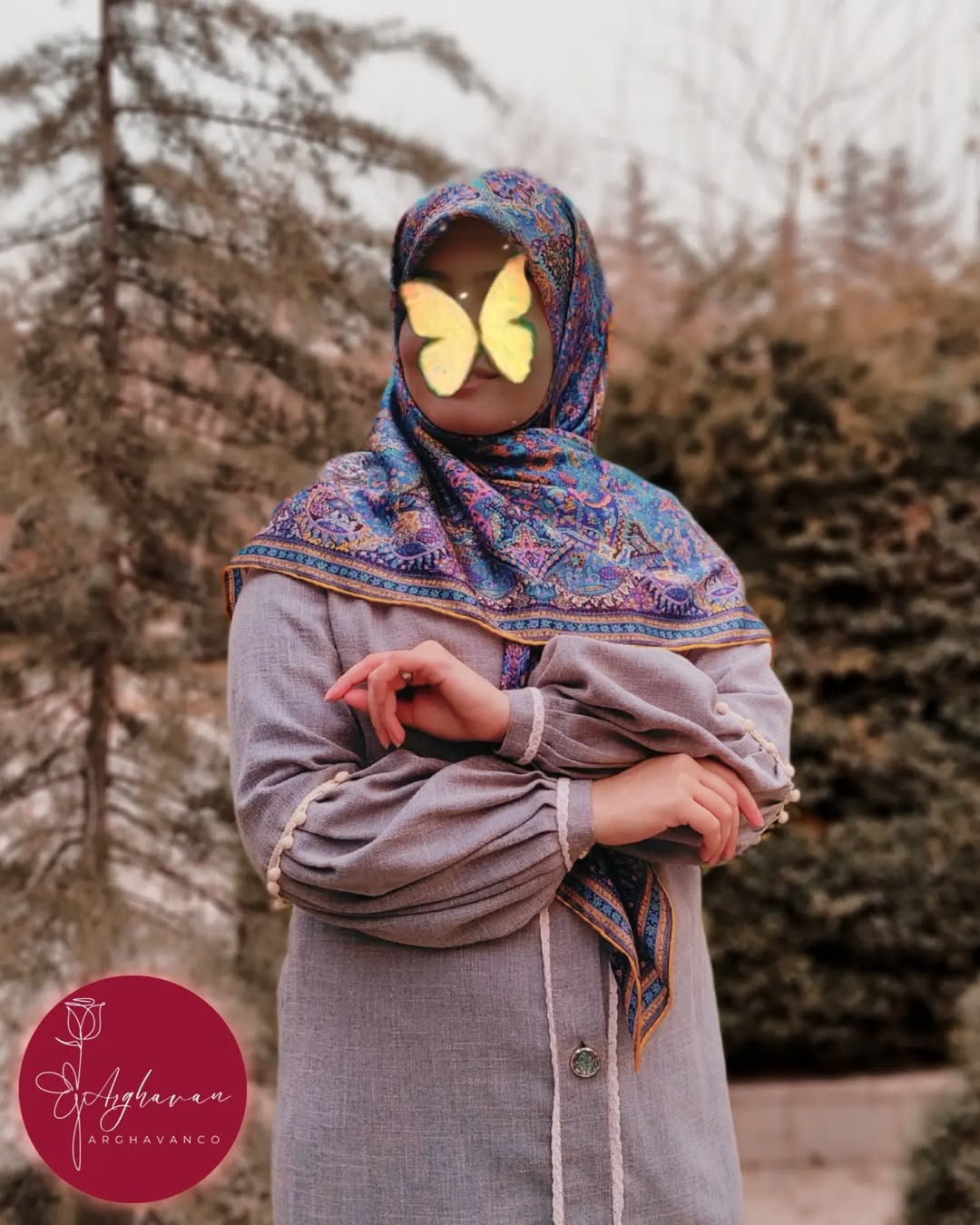 مانتو بلند « آسمان »